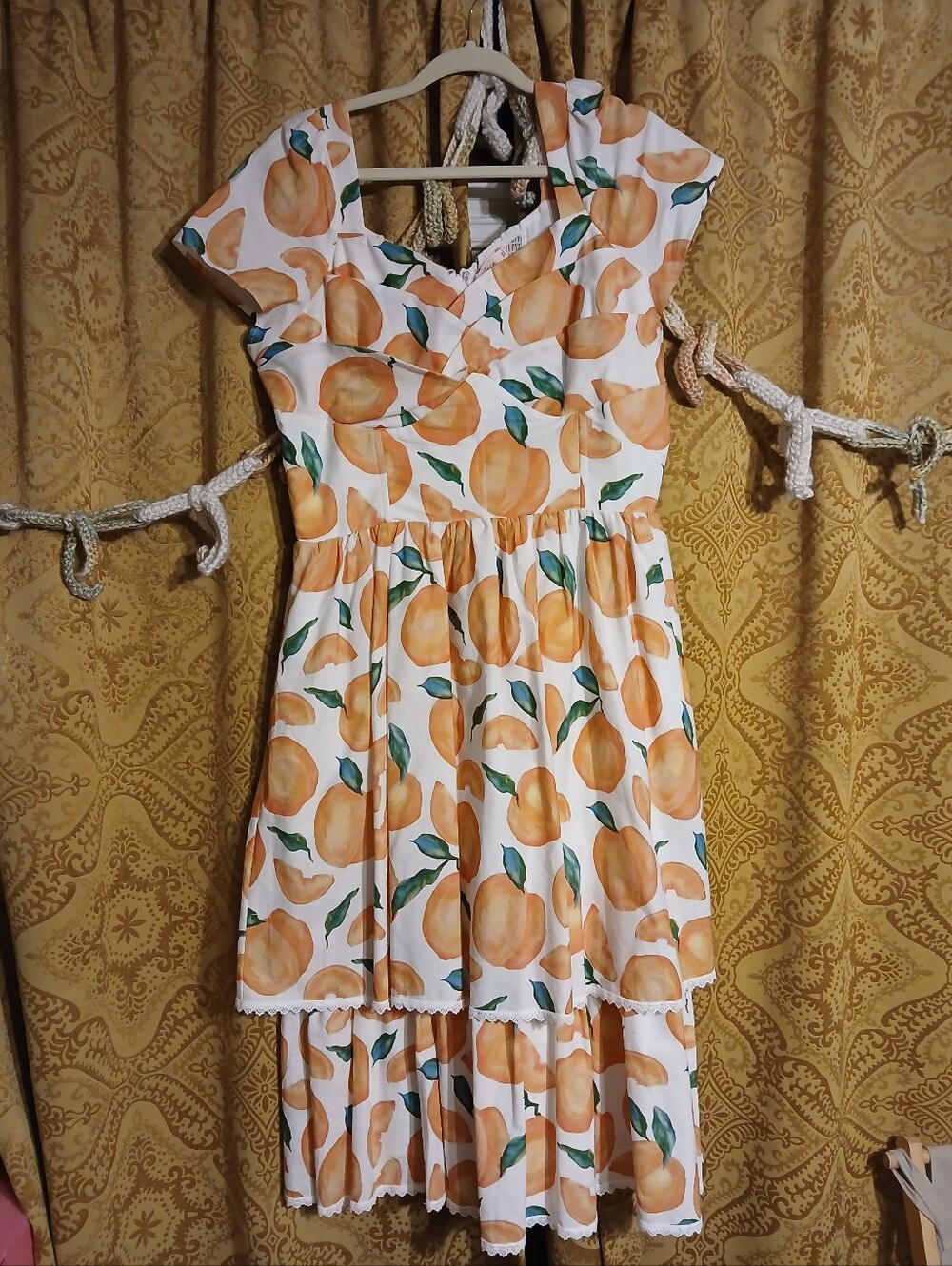 Womens Peach Dress Xl